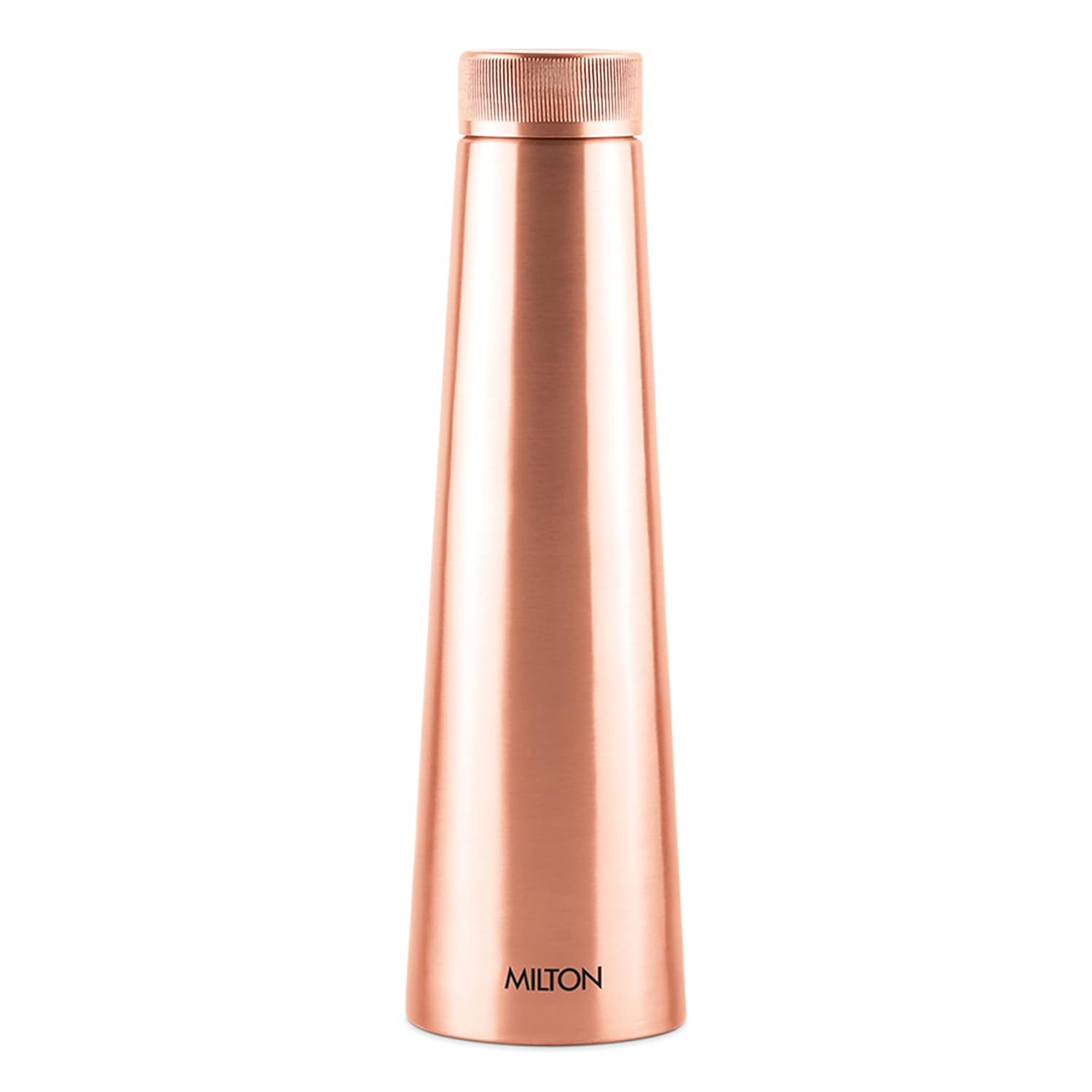 MILTON Copper Delight 1000 Water Bottle 880 ml | 100% Pure Lacquer Coating Copper Water Bottle | Ayurveda Health Benefit | BPA Free, Leak Proof Office Bottle | Supports Digestive & Boosts Immunity