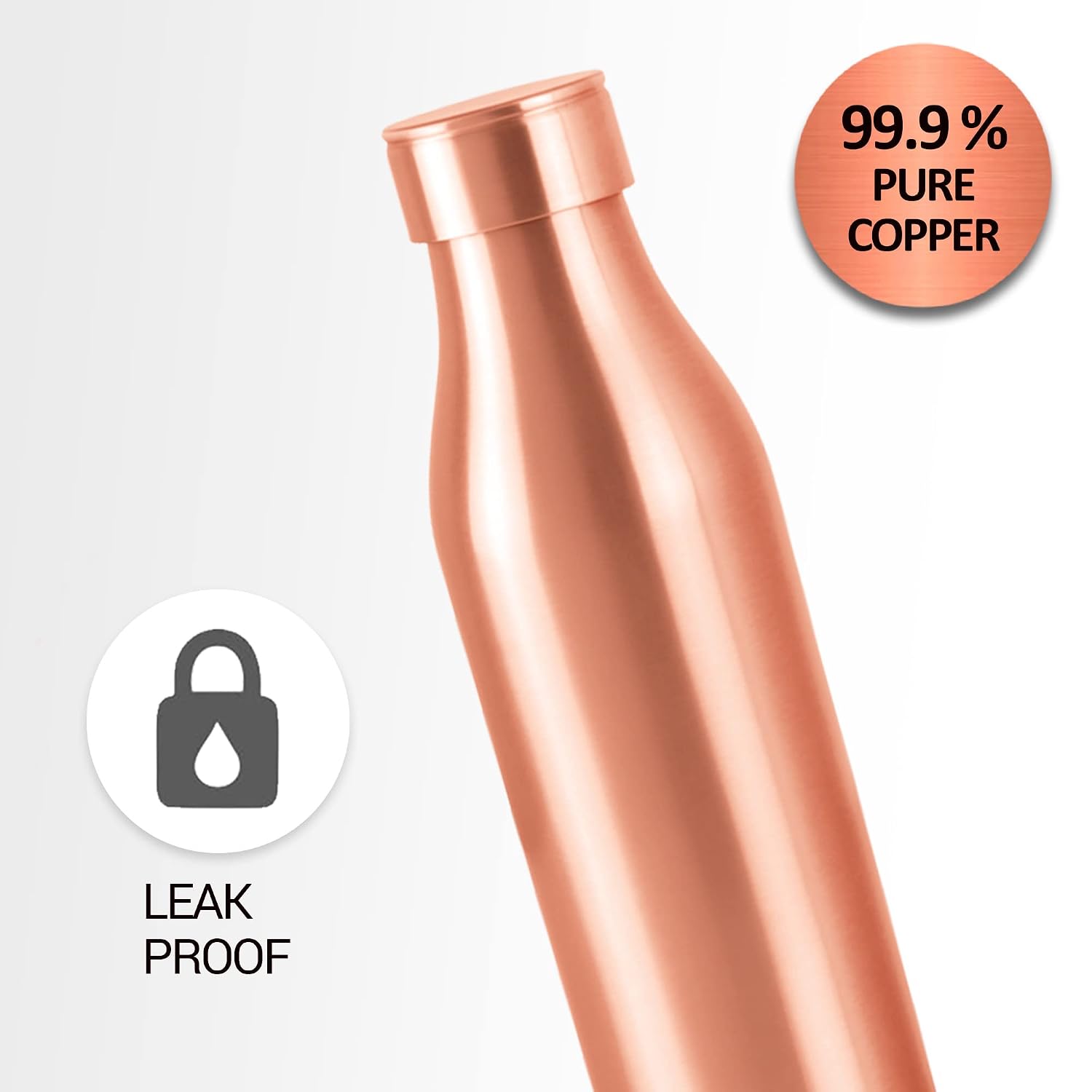 MILTON Copper Charge 1000 Pure Copper Water Bottle – view 2