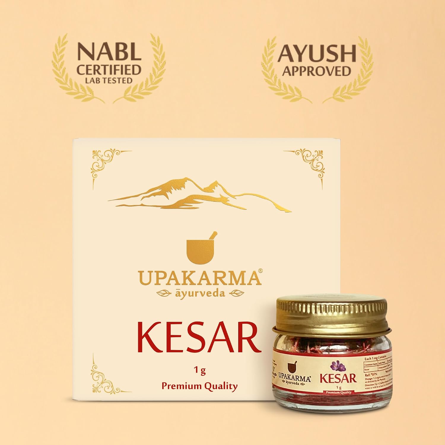 UPAKARMA Kashmiri Kesar Saffron 1 g Gift Box – view 9