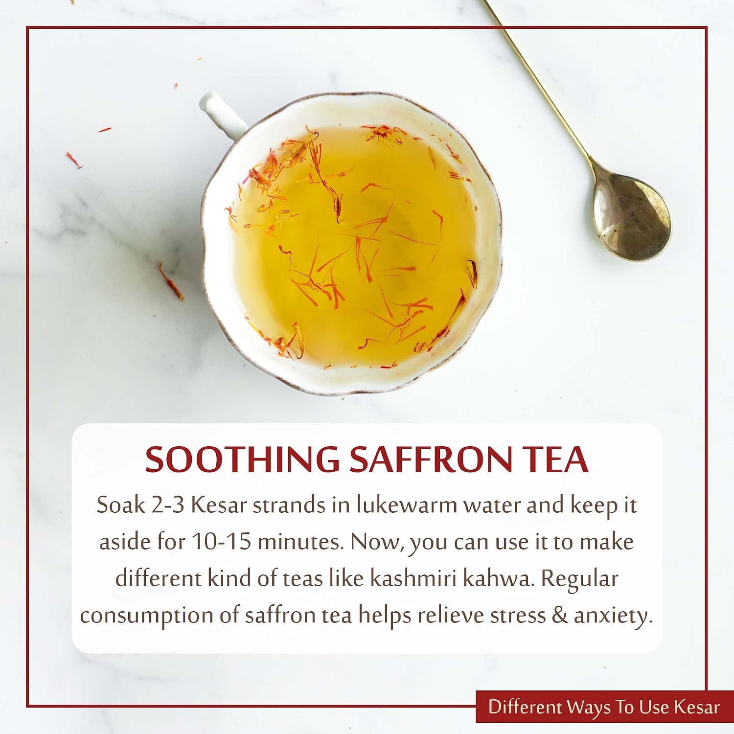 UPAKARMA Kashmiri Kesar Saffron 1 g Gift Box – view 7
