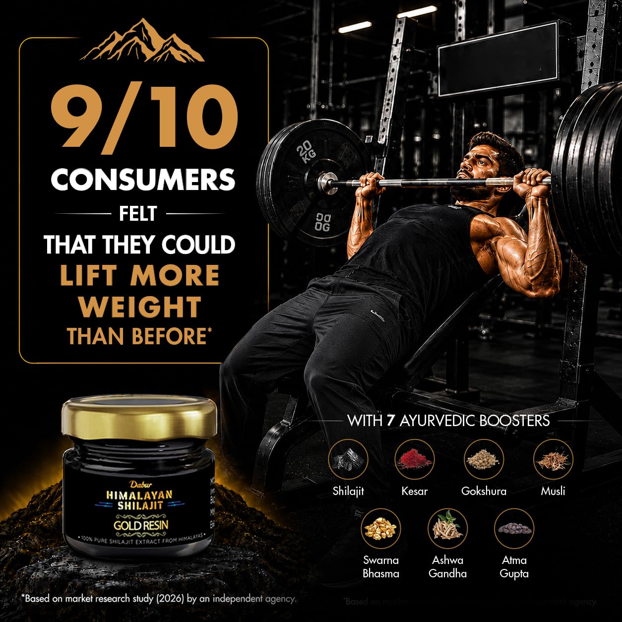 Dabur Himalayan Shilajit Gold Resin 20g – view 2