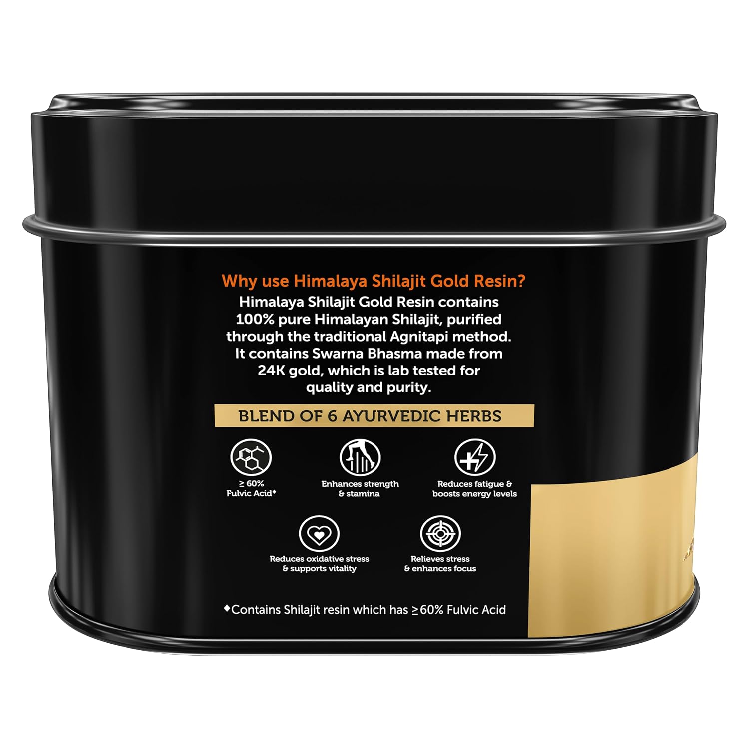 Himalaya Shilajit Gold Resin 20g, 500mg per Serving – view 10
