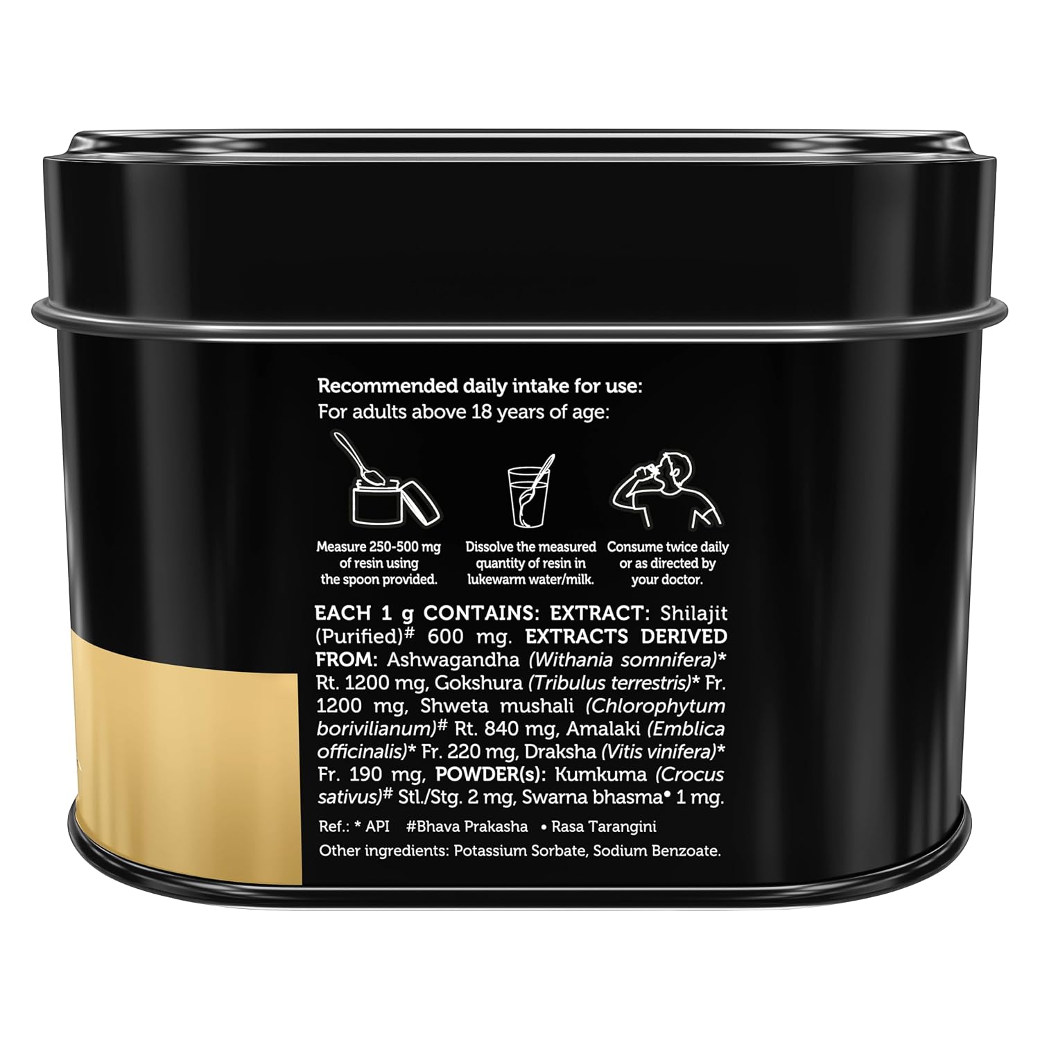 Himalaya Shilajit Gold Resin 20g, 500mg per Serving – view 12