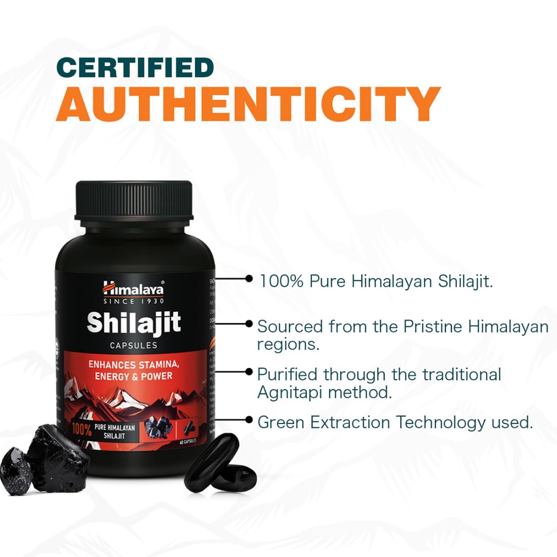 Himalaya Shilajit Capsules, 60 Count – view 5