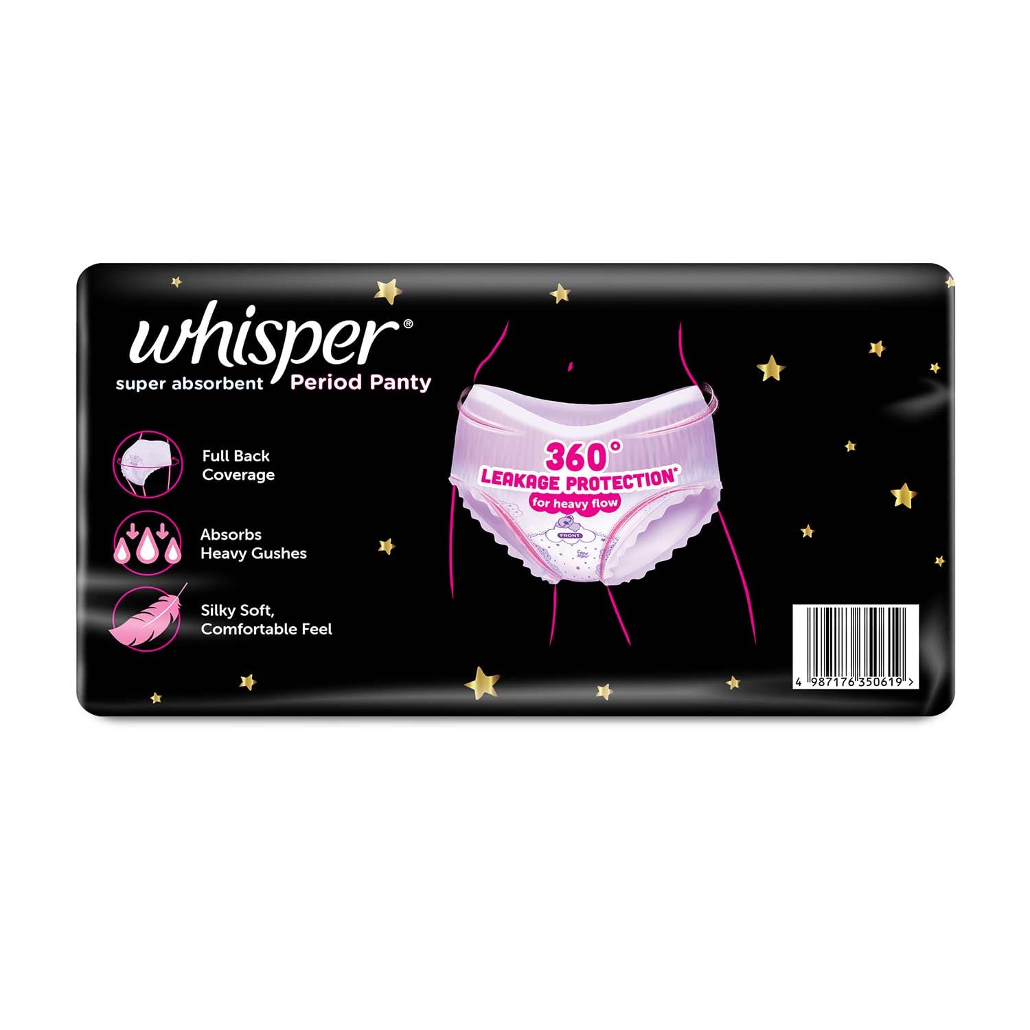 Whisper Super Absorbent Period Panty L-XL, 12 Count – view 11
