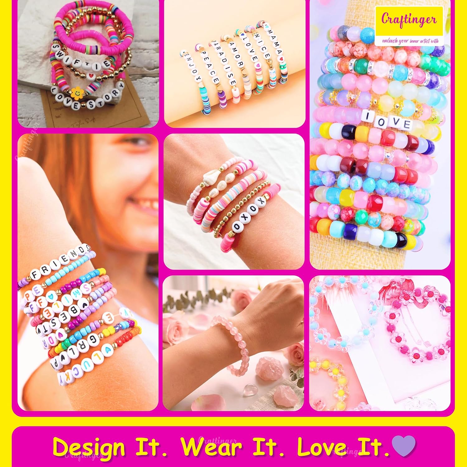 Craftinger Multi Beads Jewelry Making Kit for Kids Ages 6-12 – view 5