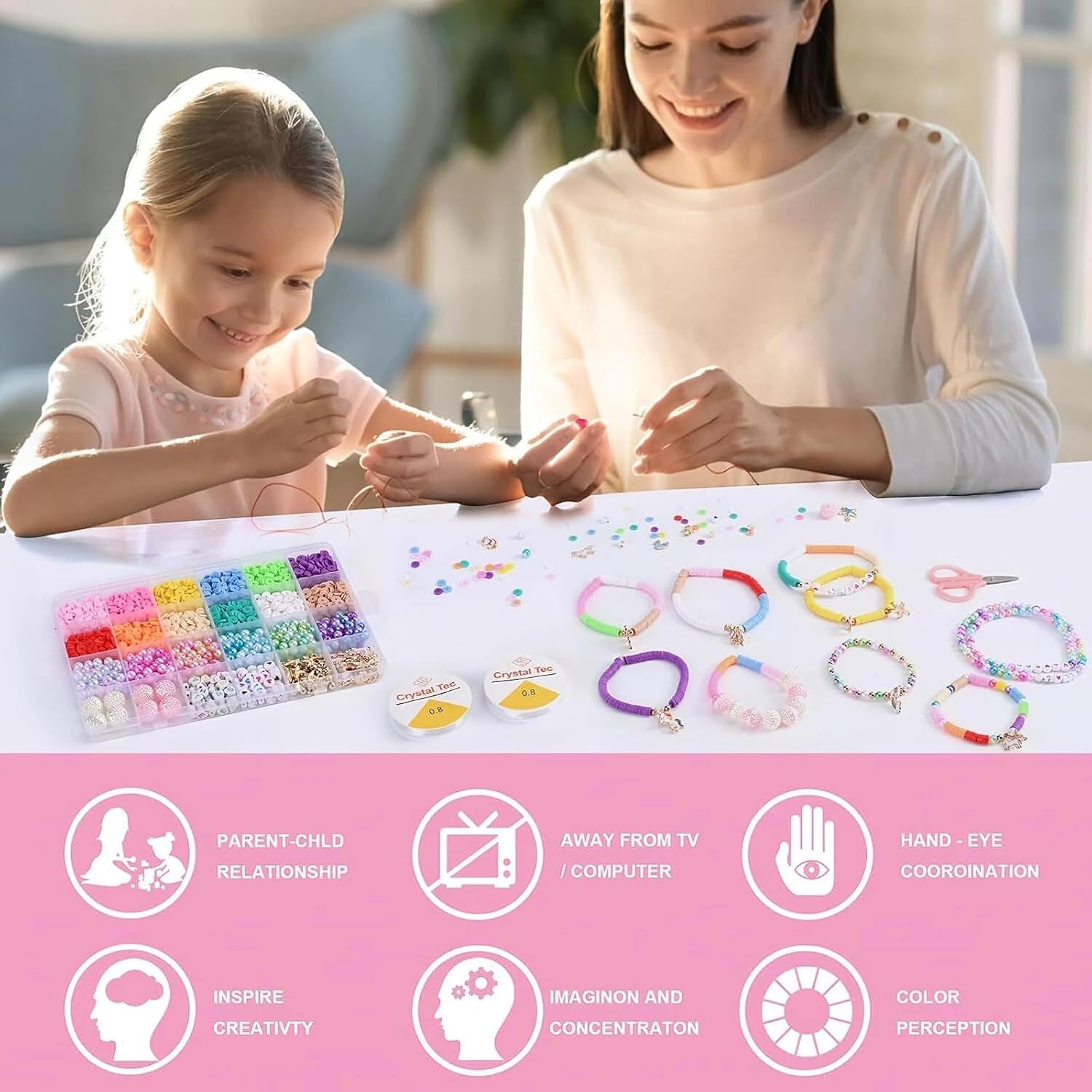 Sendria Unicorn Bracelet Making Kit for Girls Ages 5-12 – view 2