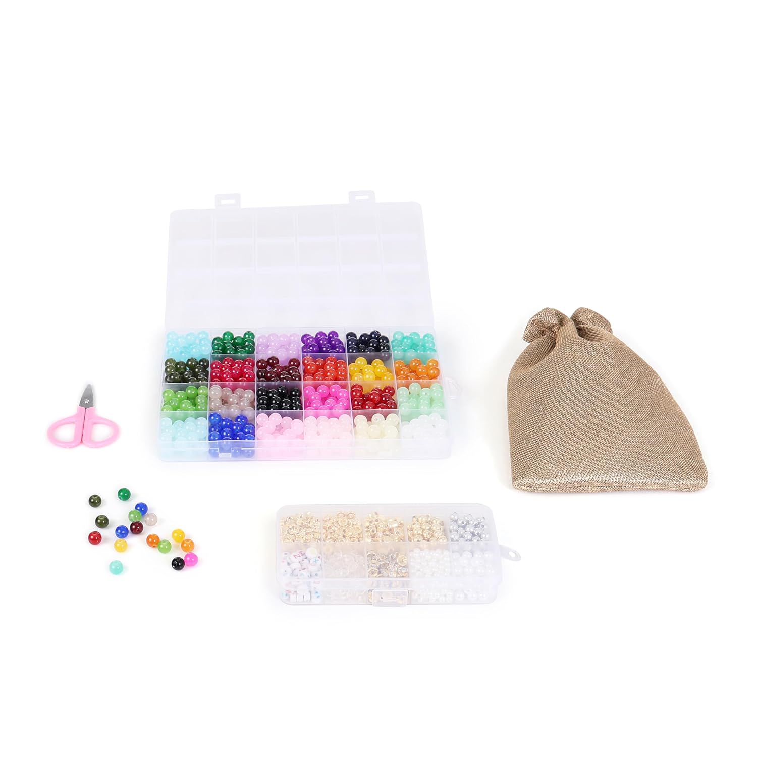 Ambitieux Bracelet Making Kit for Girls, 24-Color DIY Jewelry Kit (Jelly) – view 5