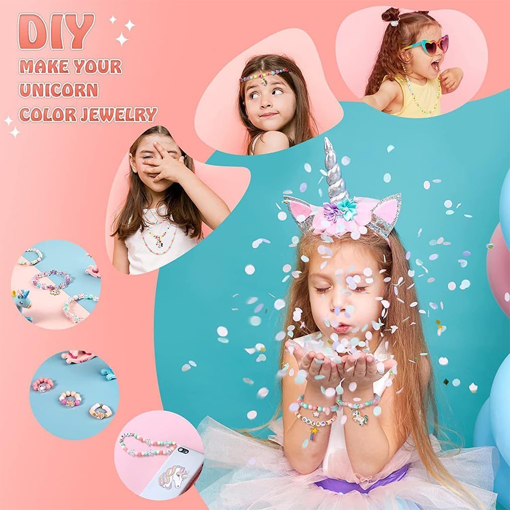 Hudux Heishi Clay Beads Bracelet Making Kit - Unicorn – view 7
