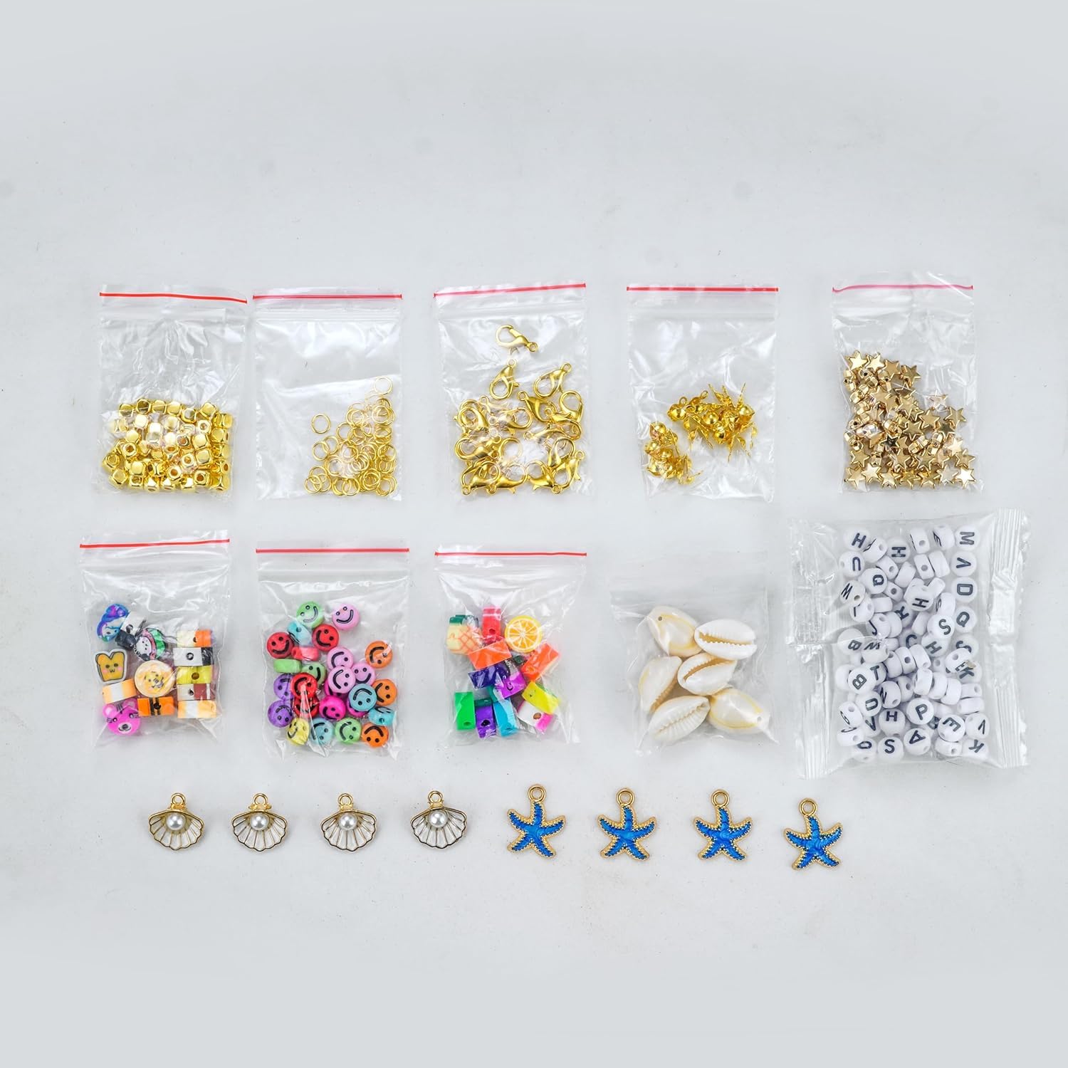 NYS STORE Clay Bead Bracelet Making Kit for Girls with Unicorn Charms & Alphabet Beads – view 6