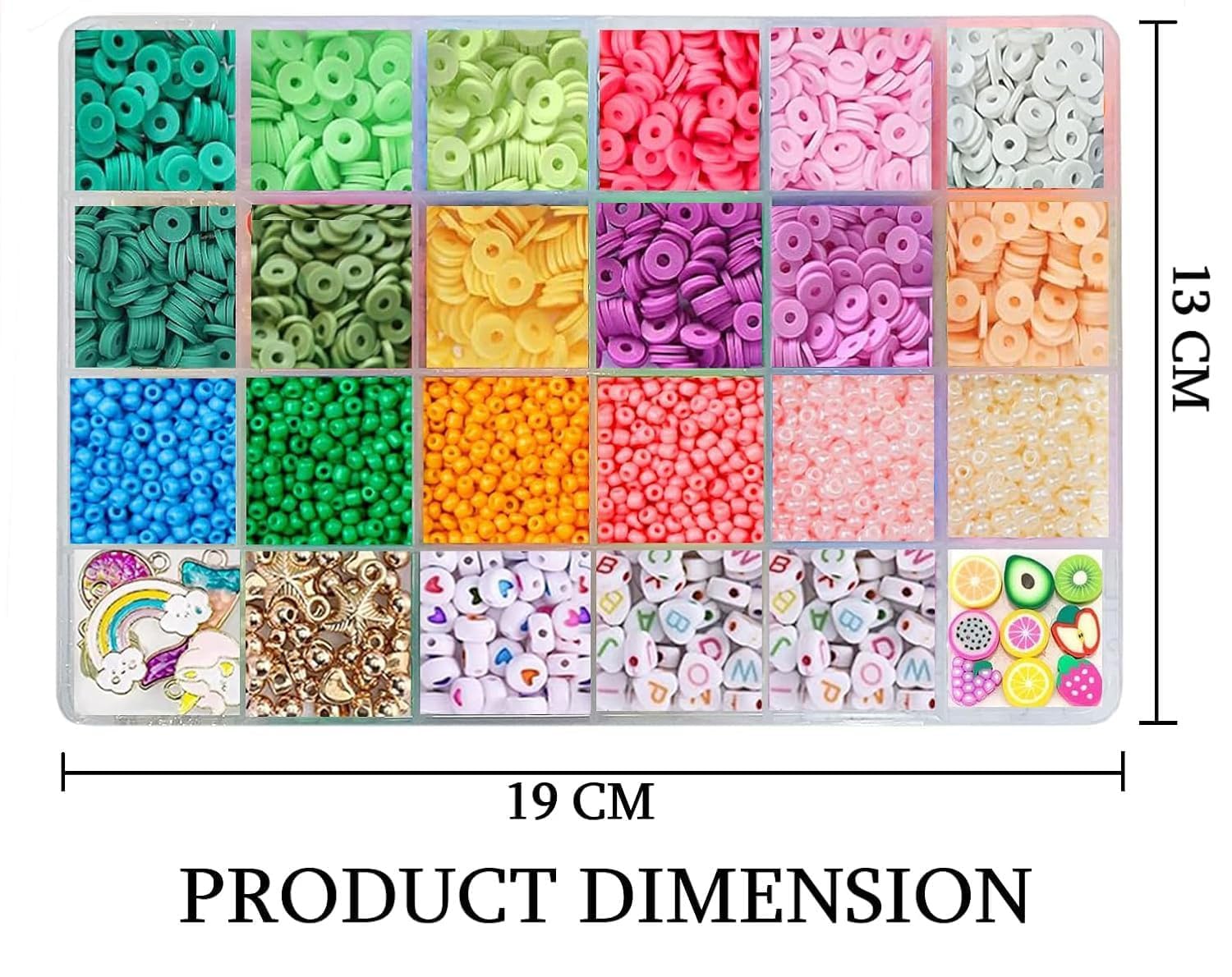 Curve Creation Bracelet Making Kit with Letter Beads and Unicorn Pendants - Multicolor 3 – view 3