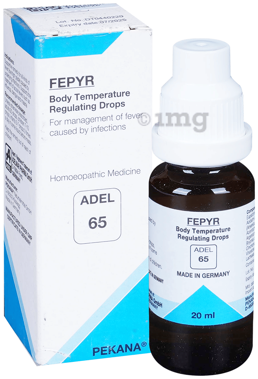 ADEL 65 Fepyr Body Temperature Management Viral Fever Drop 20ml
