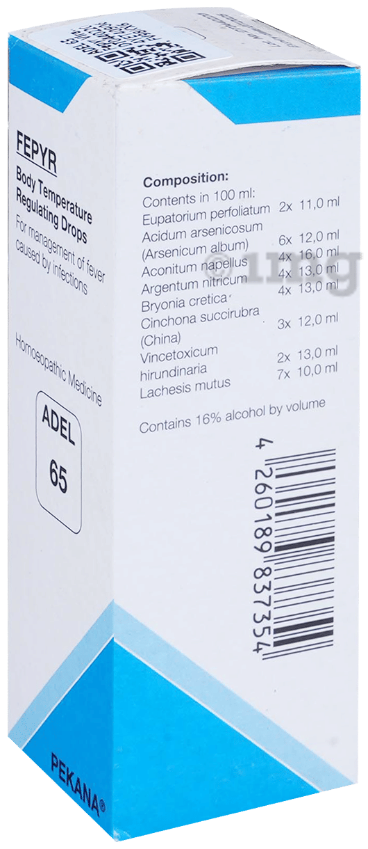 ADEL 65 Fepyr Body Temperature Management Viral Fever Drop 20ml – view 3
