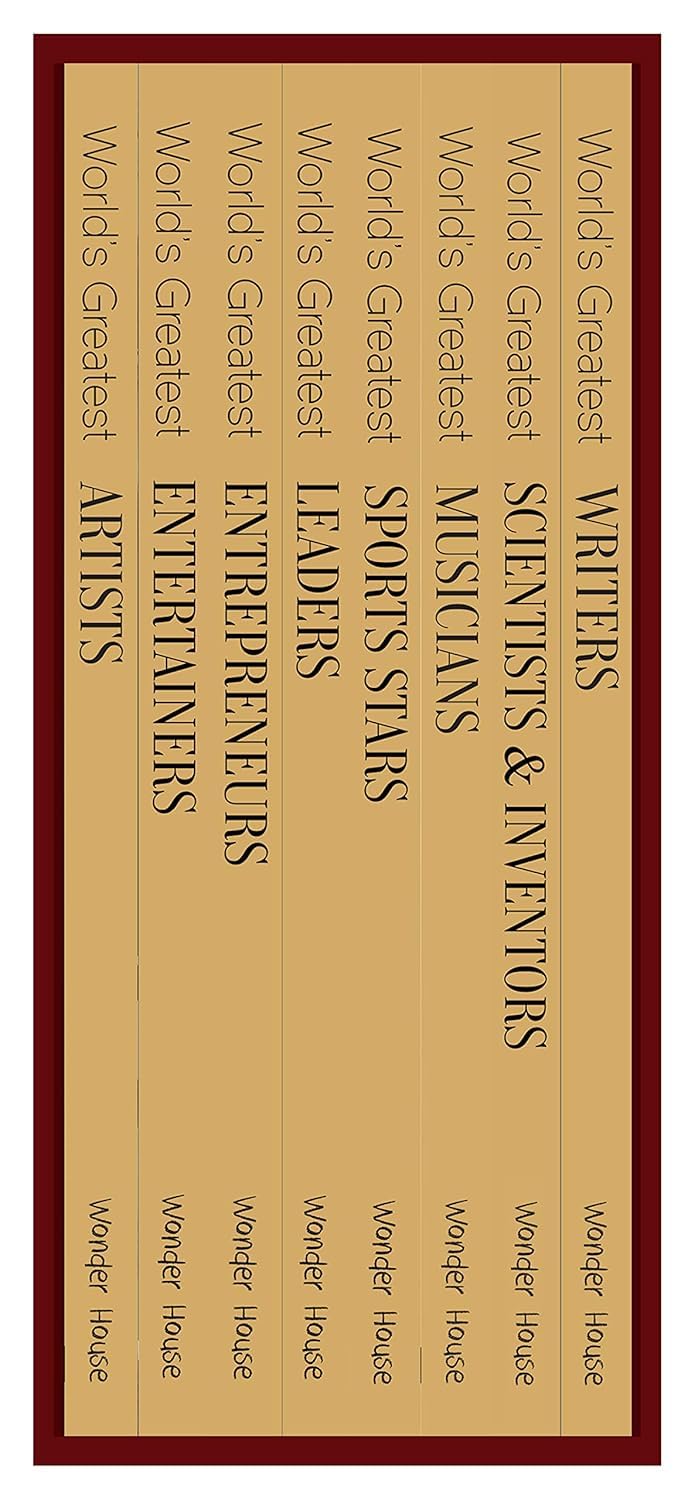 Wonder House Books World's Greatest Library: 200 Inspiring Personalities (Box Set of 8 Biographies) – view 2
