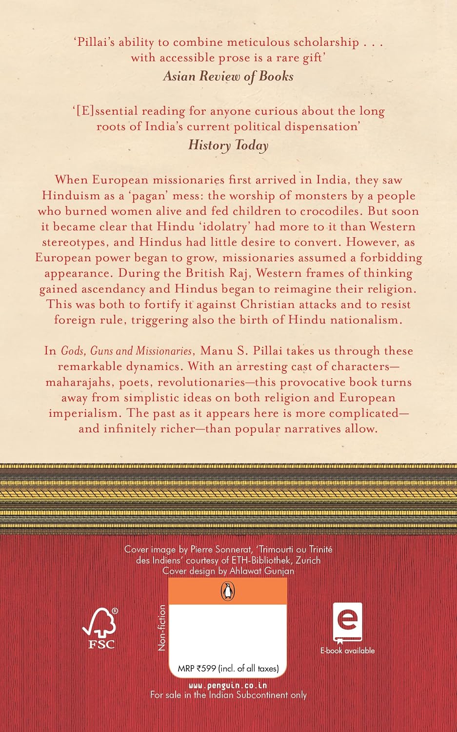 Gods, Guns & Missionaries: The Making of the Modern Hindu Identity by Manu S Pillai, Paperback – view 2