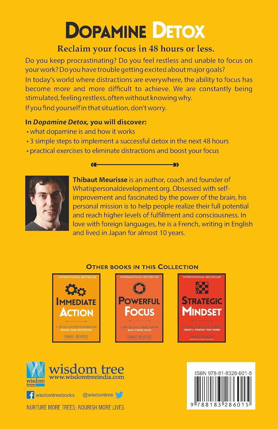 Dopamine Detox: A Short Guide to Remove Distractions and Get Your Brain to Do Hard Things by Thibaut Meurisse – view 2