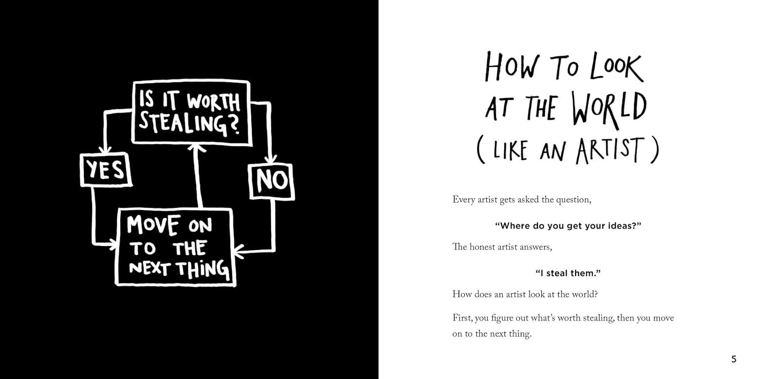 Steal Like an Artist by Austin Kleon Paperback – view 3